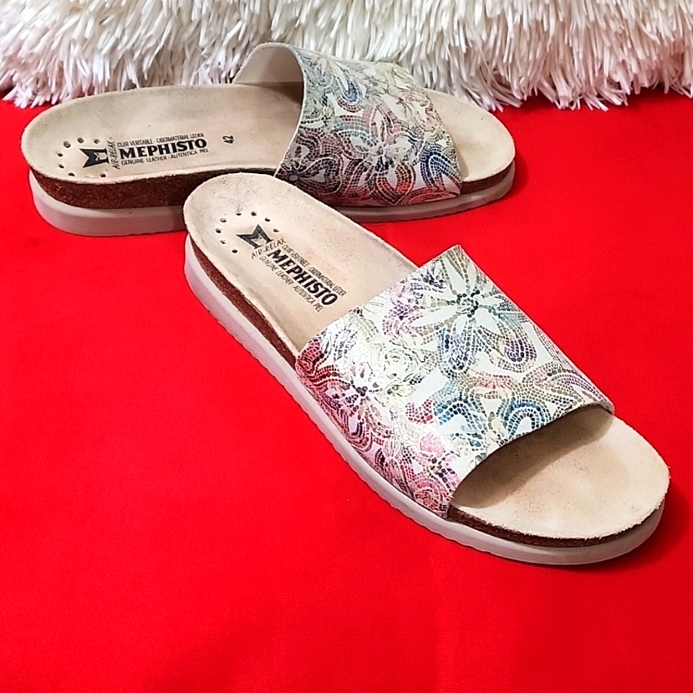 Mephisto Hanik Women's Multicolor Slide Sandals